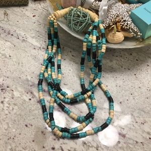 🍒3/$30🍒 Turquoise Brown Cream necklace